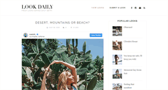 Desktop Screenshot of lookdaily.com